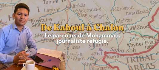 De Kaboul à Chalon : le parcours de Mohammad, journaliste réfugié.